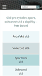 Mobile Screenshot of dobes-site.cz